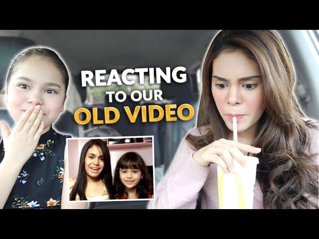 REACTING TO OUR OLD VIDEO + MUKBANG | IVANA ALAWI