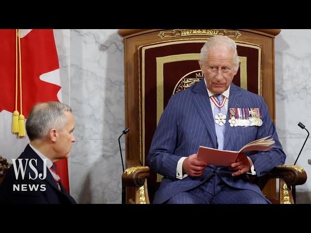 King Charles Defends Canada’s Sovereignty From Trump in Parliament Speech | WSJ News