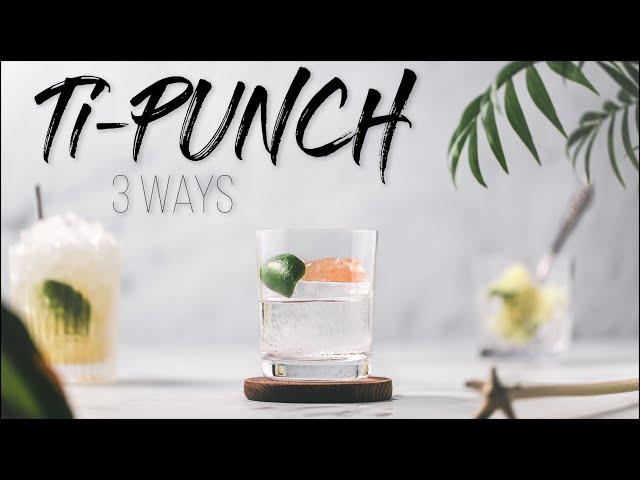 How to make a Ti-Punch cocktail - 3 Different Ti-Punch cocktail recipes