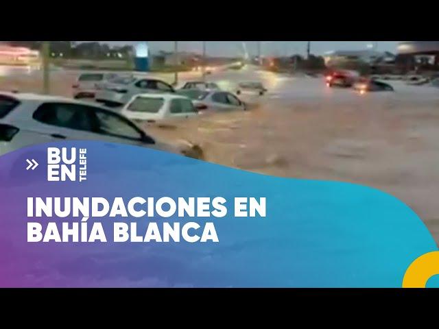 TEMPORAL en BAHÍA BLANCA: EVACUARON un HOSPITAL por las INUNDACIONES #BuenTelefe