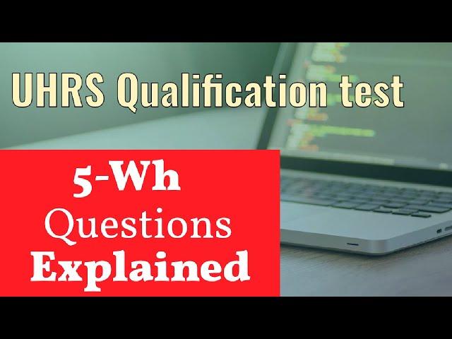 UHRS Qualification test | UHRS qualification india | UHRS qualifications