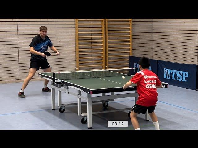 Young tabletennis talent landesklasse