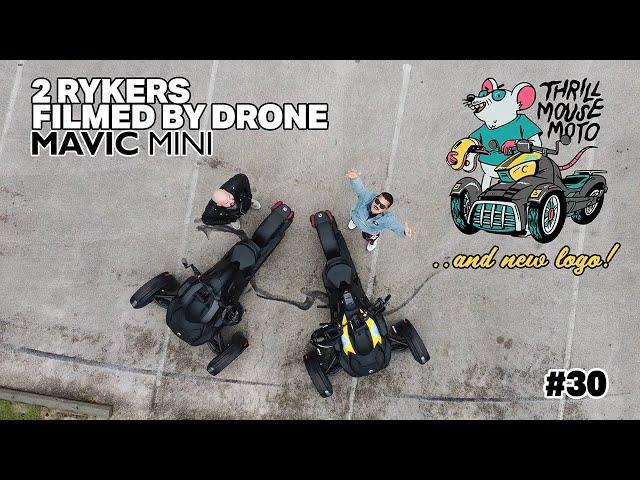 Two Can-Am Rykers Filmed With a Drone