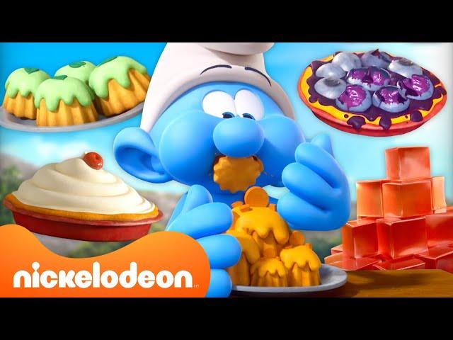 Smurfs' DELICIOUS Food Marathon  | 30 Minute Compilation | @Nicktoons