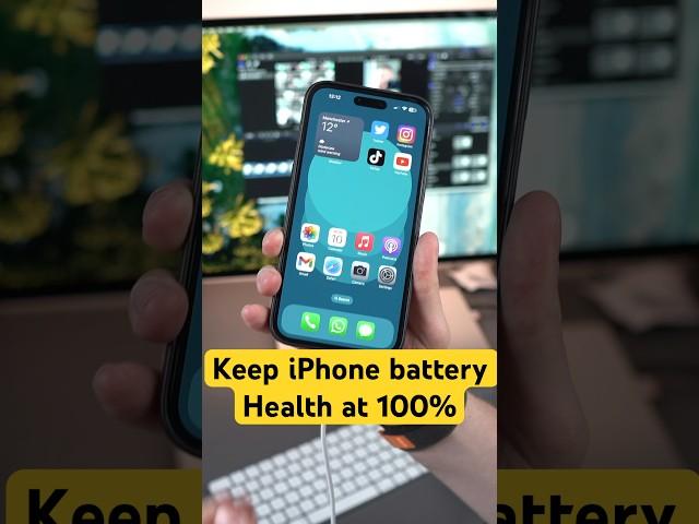 KEEP iPhone battery health at 100%