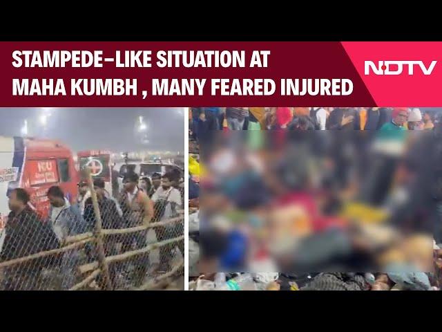 Mahakumbh Stampede News | Stampede-Like Situation At Maha Kumbh On Mauni Amavasya, Many Injured