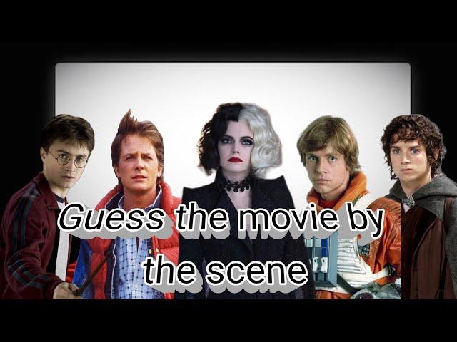 GUESS THE MOVIE BY THE SCENE (64 MOVIES)