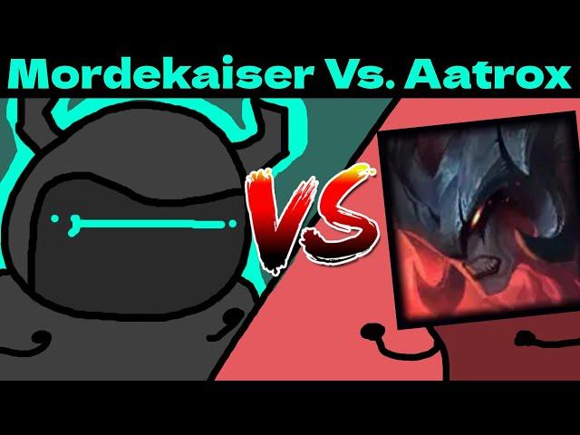 Mordekaiser Squares Off VS. Aatrox [ Mordekaiser Gameplay ]