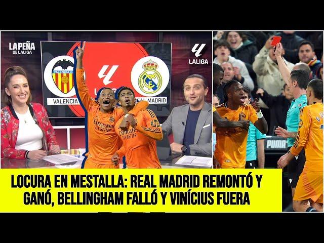 REAL MADRID logró AGÓNICO triunfo vs VALENCIA. VINÍCIUS EXPULSADO. Modric resolvió partido | La Peña