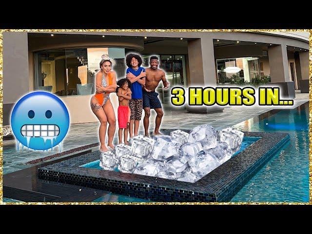 24 Hour LAST TO LEAVE POOL Challenge!!! | The Beverly Halls