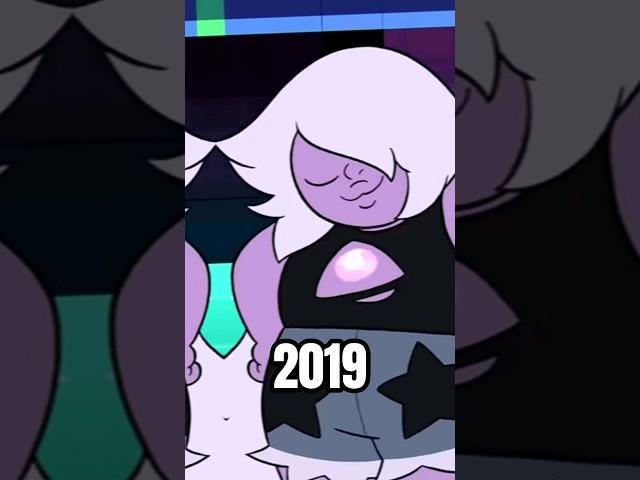 Evolution of Amethyst throughout Steven Universe Over The Years. #stevenuniverse #amethyst