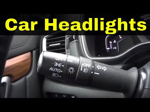 How To Operate Car Headlights In 2 Minutes-Driving Lesson