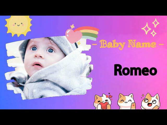 ROMEO | Romeo name meaning | Boy Name Meaning | Pilgrim to Rome (2023)