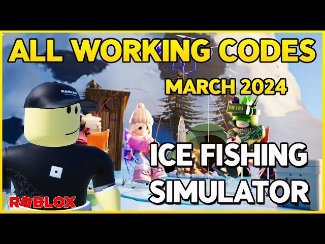 3 CODESALL WORKING CODES for ICE FISHING SIMULATOR  Coins+Gems  Roblox 2024Codes for Roblox TV