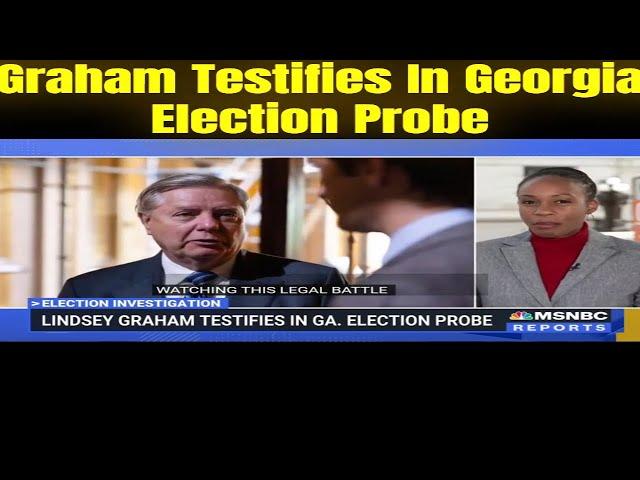 Graham Testifies In Georgia Election Probe #georgia #atlanta  #lindseygraham