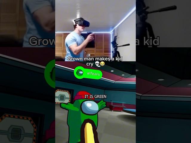 Kid Cries in Among Us VR