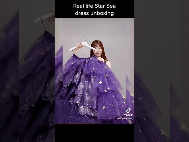 REAL LIFE STAR SEA DRESS UNBOXING #lovenikki #shiningnikki