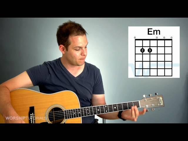 Guitar Lesson - How to play chords in the key of G (G, C, D, Em)