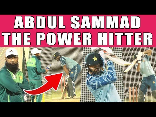 Mohammad Yousuf coaching to Abdul Samad | Samad kee sixes kee barish