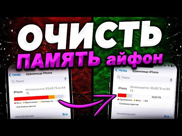 Как очистить память Айфон? Как очистить хранилище iPhone?