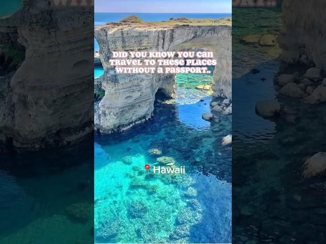 Places you can travel to from the USA without a passport️ |@Lullxury #travel #travelvlog