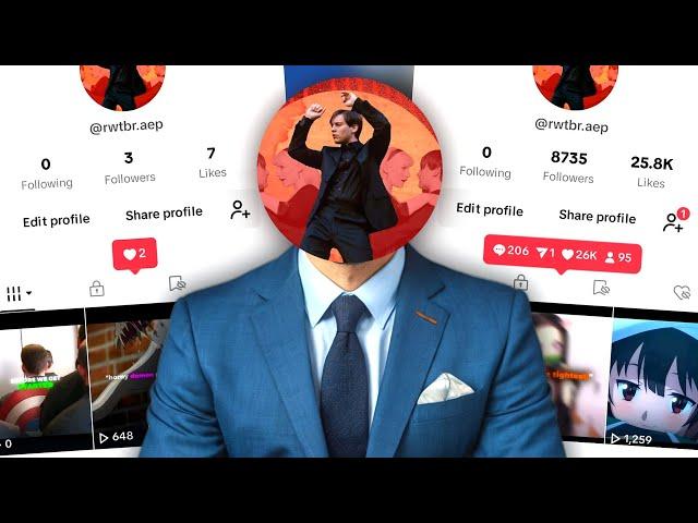 How I Went VIRAL On Tiktok By Only Posting Edits