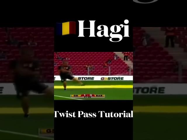 Aprenda/Learn Gheorghe Hagi  Twist Pass #footballshorts#soccer#hagi#footballskills#soccerskills