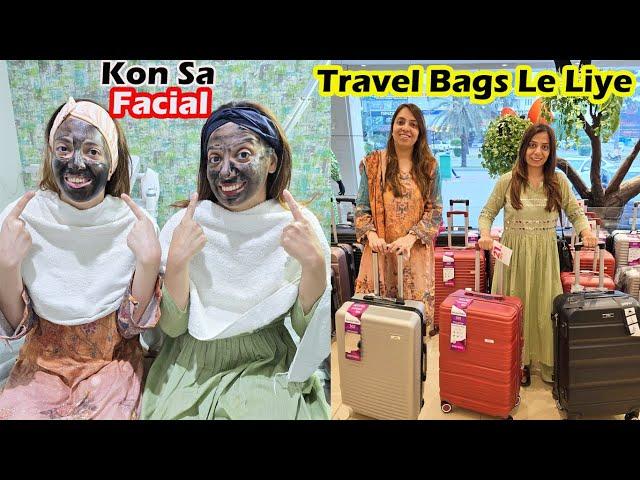 Trip Per Jane Se Pehle Kon Sa Horror Facial Krwaya | New Travel Bags Bhi Le Liye | Ayesha & Momina