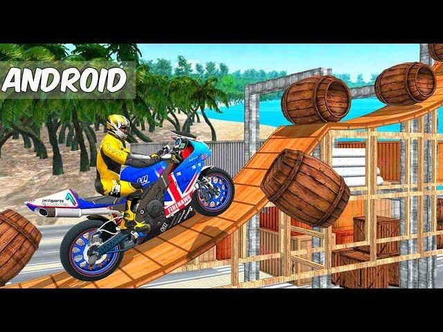 MOTOS DE DESAFIO DE CORRIDA IMPOSSIVEL | JOGO DE MOTO BIKE STUNT TRICKS MASTER