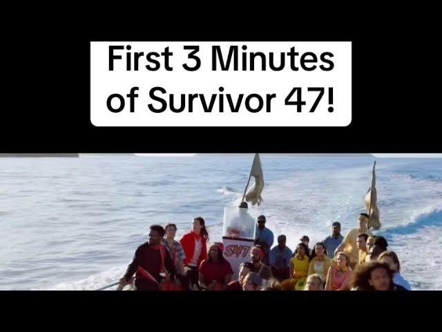 First 3 Minutes of Survivor 47!