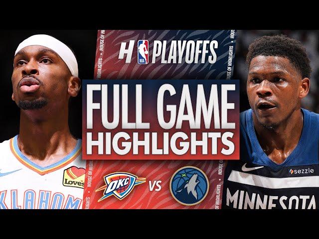 Oklahoma City Thunder vs Minnesota Timberwolves - FULL GAME 3 HIGHLIGHTS | May 24, 2025 NBA Playoffs