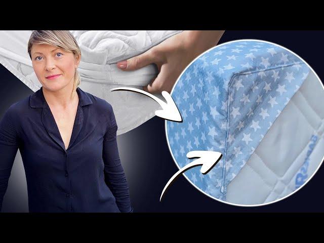 How to Sew Your Own Bedsheet Without Elastic - Fitted Sheet For Any Mattress / DIY Bed sheet