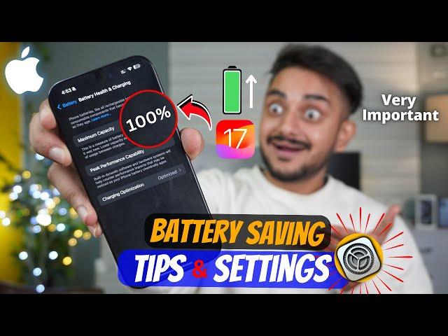 iPhone Battery Tips & Settings for iPhone 12, iPhone 13, iPhone 14 & iPhone 15 (IOS 17)