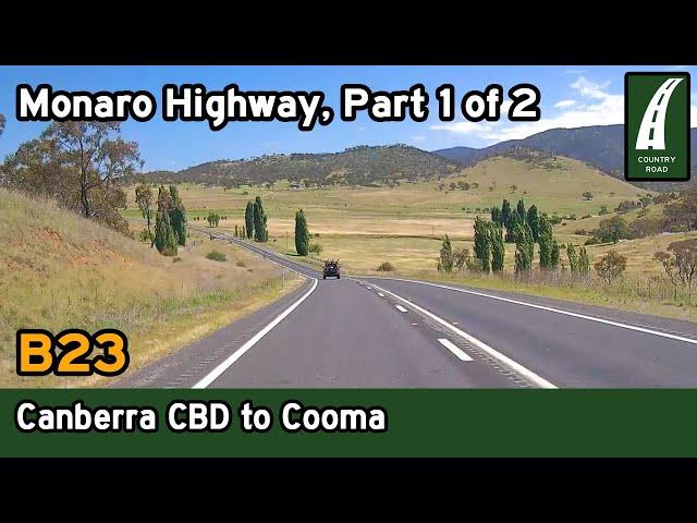 Driving from the Canberra CBD to Cooma – the incredible Monaro Highway, Part 1 [4K]