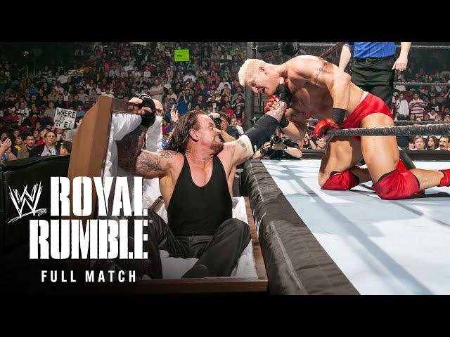 FULL MATCH: Undertaker vs. Heidenreich — Casket Match: Royal Rumble 2005