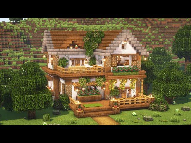 [Minecraft] How to Build an Aesthetic Cozy House / Tutorial