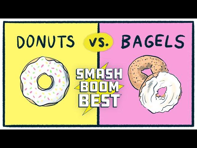 Smash Boom Best LIVE | Donuts Vs. Bagels | An Award-Winning Debate Show for Kids