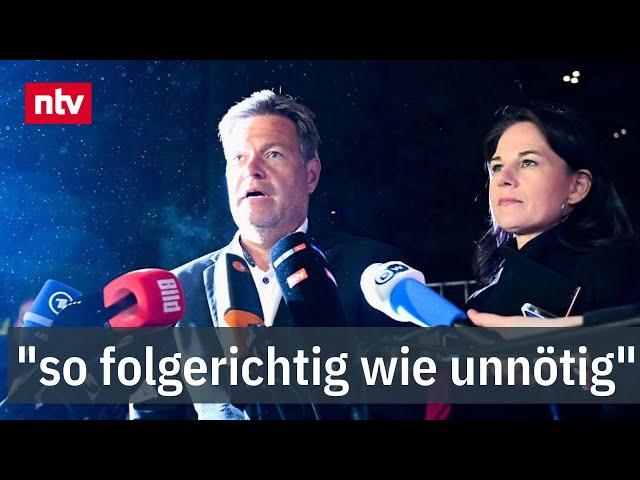 Habeck nennt Lindner-Aus "so folgerichtig wie unnötig" - Grüne zum Bruch der Ampel  | ntv