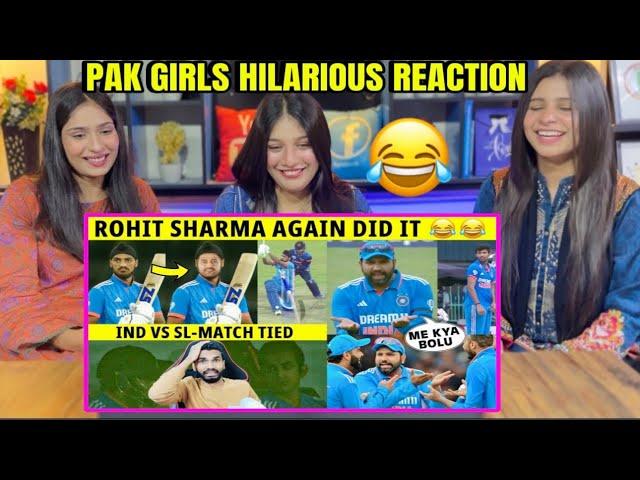 INDIA  VS SRI LANKA  MATCH TIED | TANAY FUNNY COMEDY | PAKISTANI GIRLS REACTION