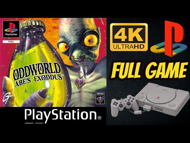 Oddworld: Abe's Exoddus | PS1 | 4K60ᶠᵖˢ UHD | 100% Longplay Walkthrough Playthrough Full Movie Game