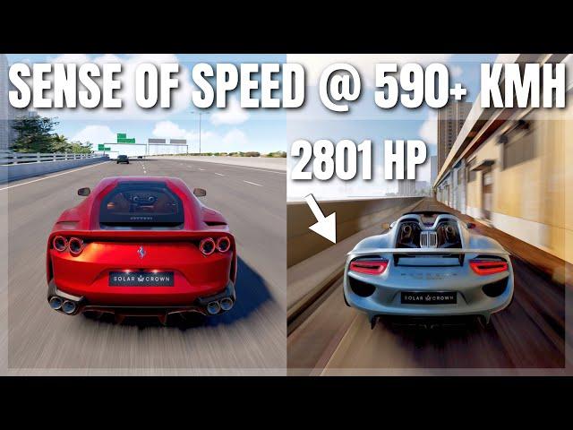 Crazy 593KMH in Test Drive Unlimited Solar Crown (FASTEST CARS) + Do Upgrades Change the Sounds?