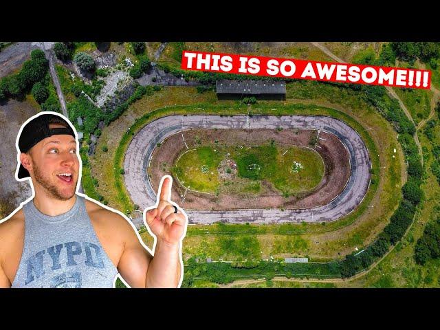 I Found a HUGE ABANDONED RACE TRACK at my New Farm!!! *THIS IS AMAZING*