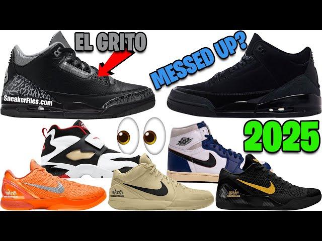 AIR JORDAN 3 EL GRITO, JORDAN BRAND MESS UP THE AJ 3 BLACK CAT? NEW NIKE KOBE RELEASES 2025 + MORE