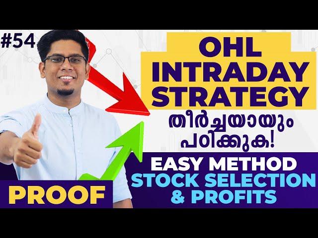 Best & Easy Intraday Trading Strategy - OHL (Open = High or Low) Strategy for Profits | Malayalam