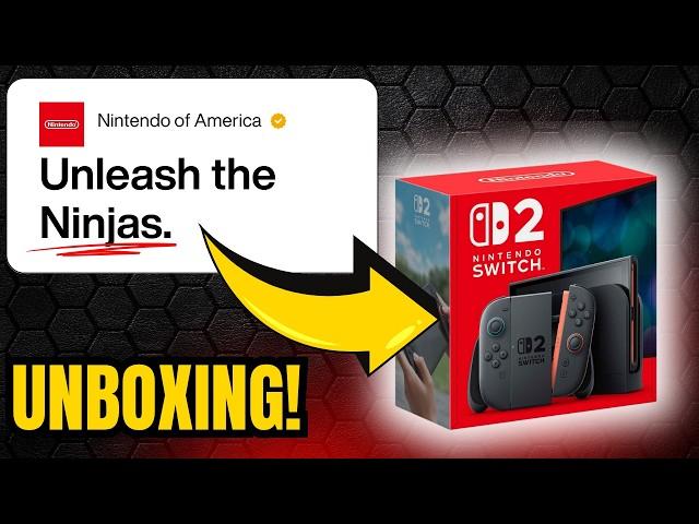 Switch 2 out in the Wild! Unboxing already Uploaded to YouTube