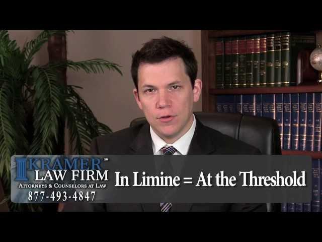 Orlando Criminal Defense Lawyer - What is a Motion in Limine?