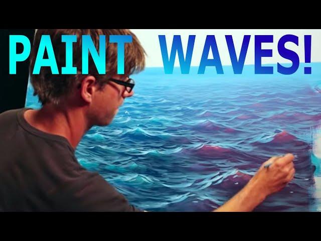 How To Paint Waves - Lesson 1 - Shape