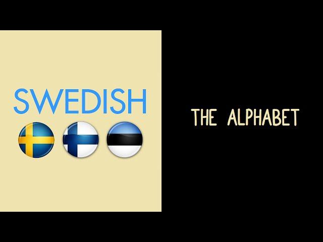 The Swedish Alphabet