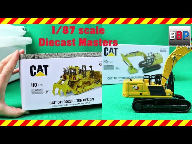 Unboxing Caterpillar 336 & D11, 1/87 scale models from Diecast Masters - No Narration, 2021.