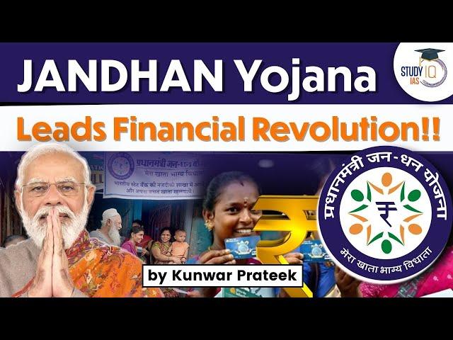₹25 trillion in PM Jandhan Yojana (PMJDY) Accounts | Financial Revolution | DBT | UPSC